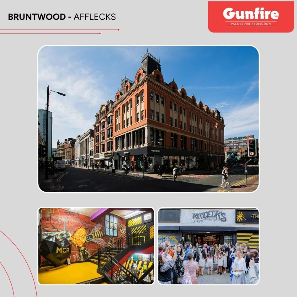 Gunfire Passive Fire Protection project at Bruntwood - Afflecks