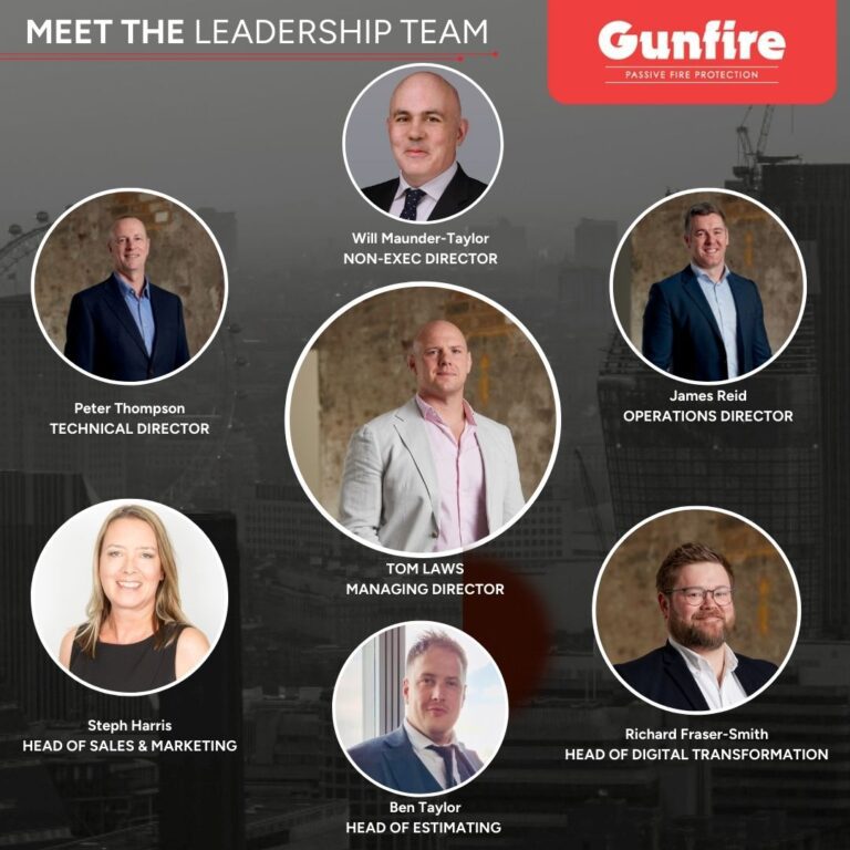 Image of the Gunfire Passive Fire Protection Leadership Team
