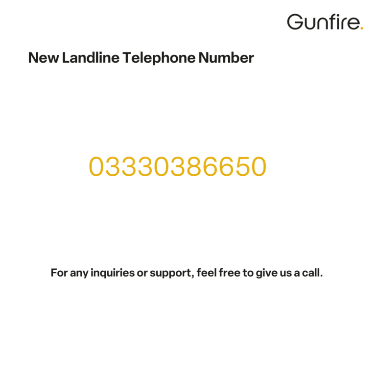 New Landline Telephone Number